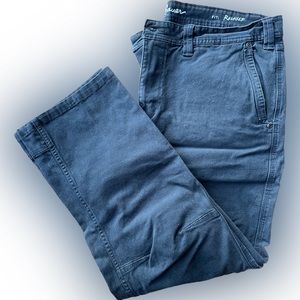 Men's Eddie Bauer 6 Pocket 2-way Stretch Relaxed Fit Canvas.  Size 38W 30L